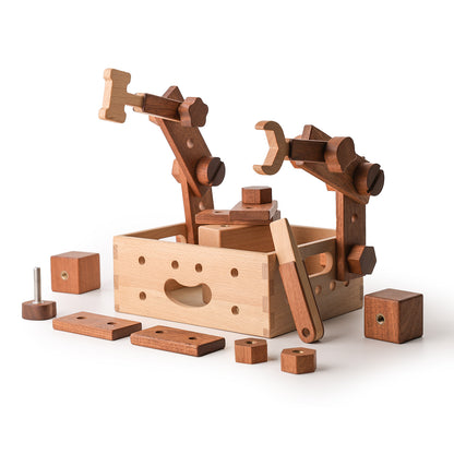 Wooden Tool Set for Kids