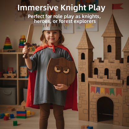 Wooden Sword and Shield Set