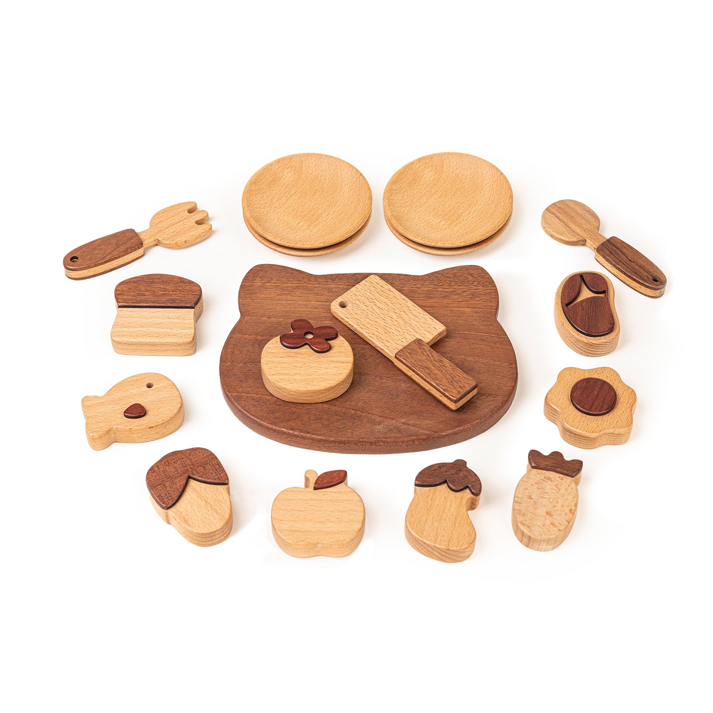 Wooden Play Food Set