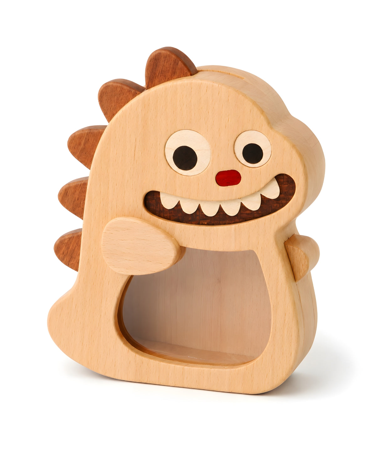 Wooden Piggy Bank (Dinosaur)