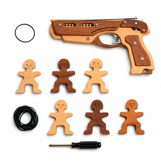 Wooden Rubber Band Gun Kit