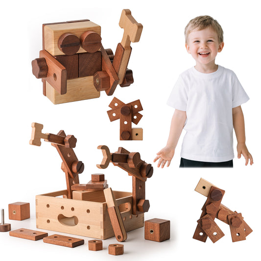 Wooden Tool Set for Kids