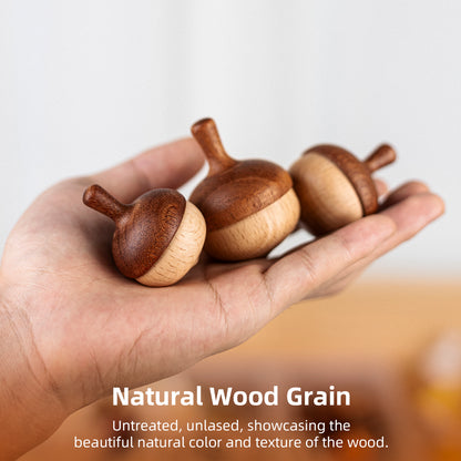 Wooden Spinning Tops（3pcs）