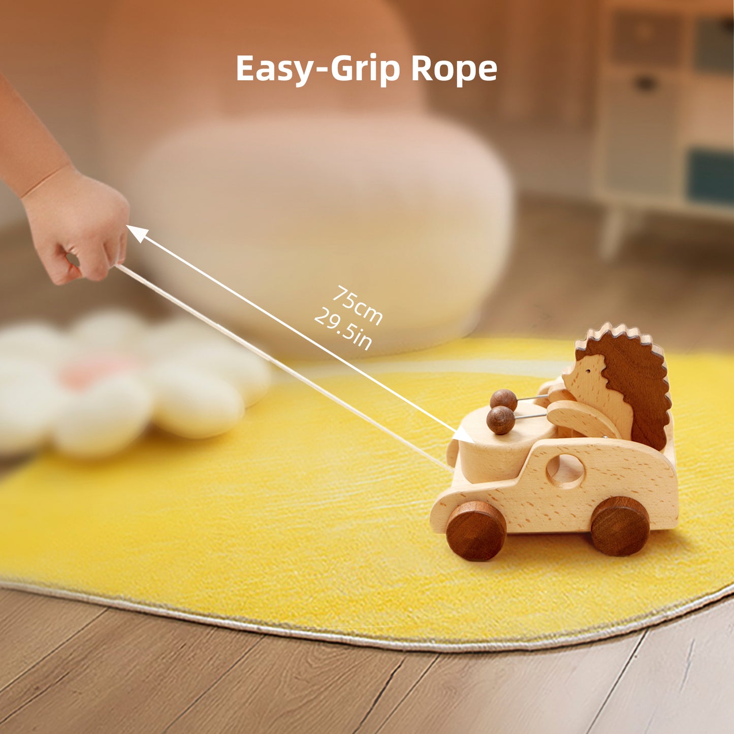 Hedgehog Pull-Along Toy