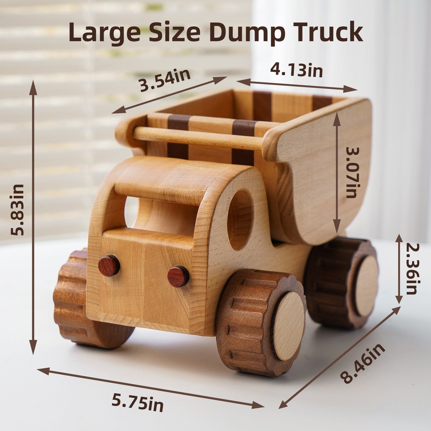Wooden Dump Truck Toy
