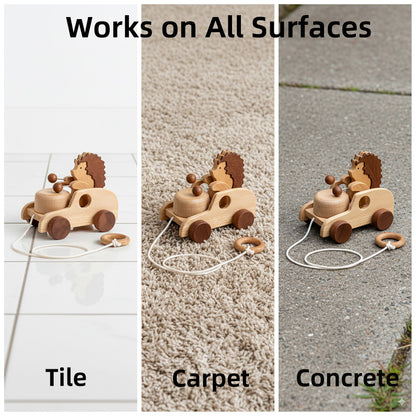 Hedgehog Pull-Along Toy