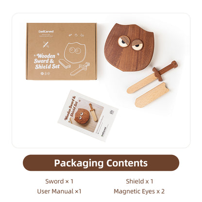 Wooden Sword and Shield Set
