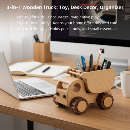 Wooden Dump Truck Toy