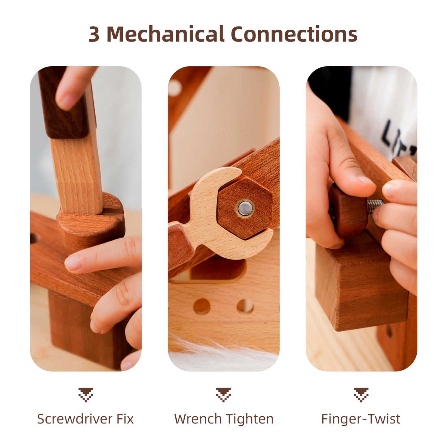 Wooden Tool Set for Kids