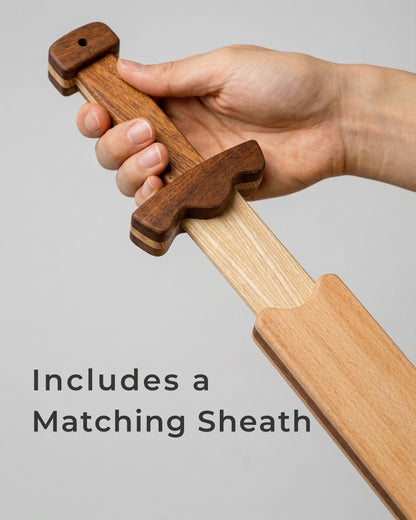 Wooden Sword with Sheath