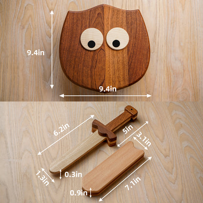 Wooden Sword and Shield Set