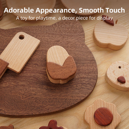 Wooden Play Food Set