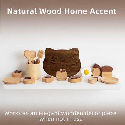 Wooden Play Food Set