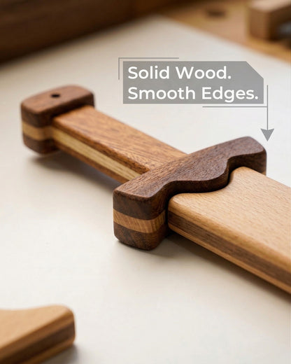 Wooden Sword with Sheath