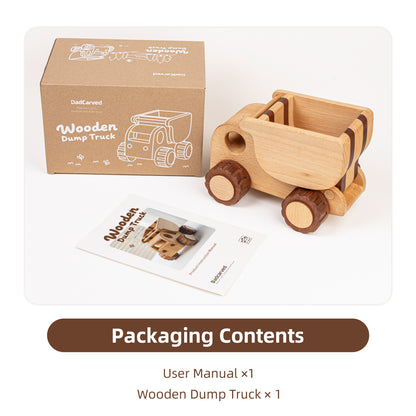 Wooden Dump Truck Toy